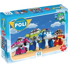 Ca Games Robocar Poli Lisanslı 100 Parça 34X24CM Çocuk Puzzle Yapboz Serisi