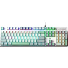 Aula S500 Blue Switch Rgb Makrolu Kablolu Gaming Mekanik Oyuncu Klavyesi