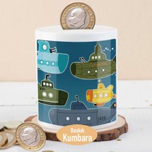 Asilmeydan Deniz Altı Gemileri Gemicilik Baskılı Para Birikim Kumbarası-1524