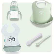 Babybjörn & Mamajoo  4'lü Beslenme Seti - Powder Green
