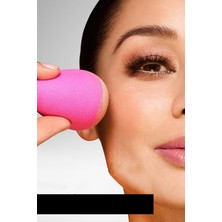 Gampus Profesyonel Makyaj Süngeri Fondöten, Kapatıcı, Pudra Uygulama Süngeri Tekli