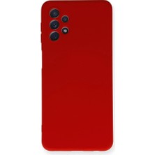 Genel Tedarik Samsung Galaxy A52 Kılıf Nano Içi Kadife Silikon - KIRMIZI-(5796) - EMTHBA2674-9788