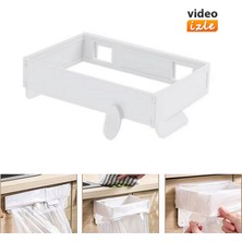 Neler Geldi Neler Yapışkanlı Katlanabilir Çöp Poşeti Tutucu Aparat – Dolap Kapak Içi Asılabilir Mutfak Çöp Askısı