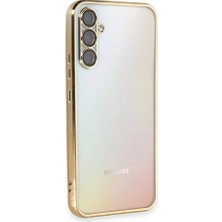Genel Tedarik Samsung Galaxy A34 5g Kılıf Lensli Silikon - GOLD-(5796) - EMTHBA6664-2974