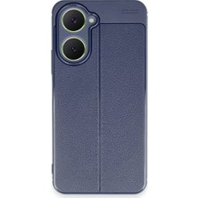 Genel Tedarik Vivo Y18 Kılıf Auto Focus Kapak - LACIVERT-(5796) - EMTHBA7113-8144