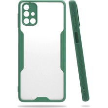 SHN Samsung Galaxy M31S Kılıf Platin Silikon - YEŞIL-(5796) - TJAILD7691-4529