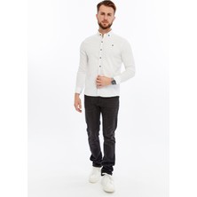Citra Likralı Örme Jakarlı Slim Fit Erkek Gömlek