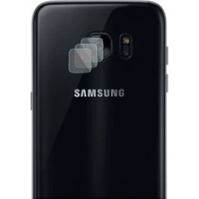Genel Tedarik Gor Samsung Galaxy S7 Edge Nano Kamera Koruyucu 3 Adet SET-(5775) - EMTHBA6665-4449