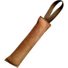 Profesyonel Deri Köpek Eğitimi Isırma Yastığı Oyuncağı 8,5 x 30 cm