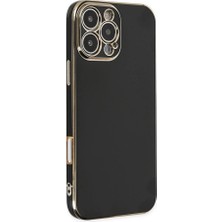 Genel Tedarik iPhone 16 Pro Max Kılıf Volet Silikon - SIYAH-(5796) - EMTHBA3550-4432