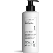 Mercada Beyaz No1 Purifying And Soothing Shampoo 380 ml  - Arındırıcı ve Yatıştırıcı Şampuan