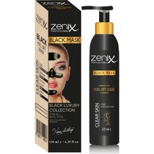 Zenix Soyulabilir Yüz Maskesi Siyah 130 ml