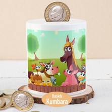 Asilmeydan Bahçede Sevecen Hayvanlar Para Birikim Kumbarası-1196-698