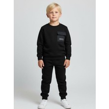 Zekids Erkek Çocuk Pamuklu Içi Şardonlu Eşofman Takım