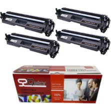 Qstar Hp Çipli 17A CF217A 4'lü Ekonomik Paket Garantili Uyumlu Toner M102A/M120W/M130A Muadil Toner