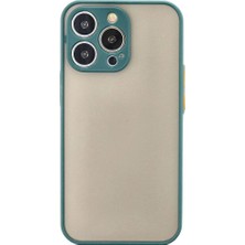 Genel Tedarik iPhone 13 Pro Max Kılıf Montreal Silikon Kapak - YEŞIL-(5796) - EMTHBA6330-4693