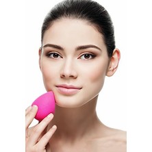 Gampus Armut Şeklinde Tekli Profesyonel Yüz Make-Up Makyaj Sürgeri Seti Tatlı Hediyelik Islak Kuru Kullan