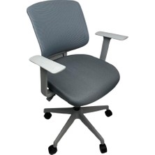 Goldsit Piccolo Çalışma Koltuğu 500 Gp - Gri Plastik (Gri File - Gri Kumaş)