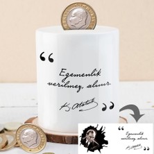 Asilmeydan Mustafa Kemal Atatürk Egemenlik Sözü Para Birikim Kumbarası-k541