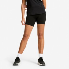 Decathlon Kadın Spor Şortu - Siyah - Basics 100
