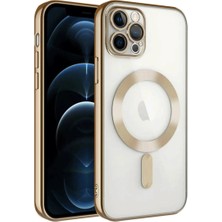 Magicool Iphone 14 Pro Max Kılıf Kross Magneticsafe Kapak - Gold