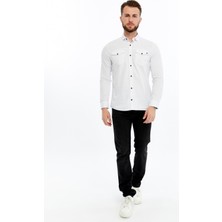 Citra Premium Dokulu Gabardin Kot Trend Erkek Gömlek