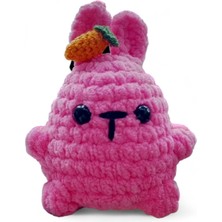 Patron Amigurumi El Örgüsü Havuç Detaylı Tavşan Elde Yıkanabilir Tüm Yaş Grupları Için Uygundur