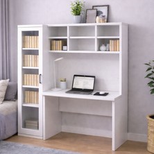 Setay Çalışma Masası, Merisa Çalışma Masası, Cam Kapaklı Kitaplık