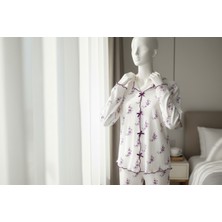 Glenz İç Giyim Çiçek Desenli Kadın Pijama Takımı – Yumuşak Dokulu, Şık ve Rahat Ev Giyimi-Pinterst Pijama