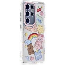 Genel Tedarik Samsung Galaxy S23 Ultra Kılıf Reflexion Desenli Kapak - Desen 4-(5796) - EMTHBA9623-7199