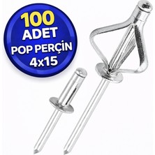DESIPHON 4X15 Alüminyum Pop Perçin – 100 Adet | Dayanıklı Kör Perçin
