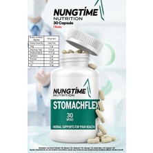 Nungtime Nutrition Stomachflex Acı Çehre Tohumu,rezene,sinameki,adaçayı ve Probiyotik Içeren Yüksek Lif Oranlı Takviye Edici Gıda Kapsülü 30 Caps