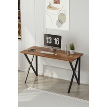  Worksy Serisi Metal Ayaklı Çalışma Masası 117X65 cm Modern Bilgisayar, Ofis, Öğrenci ve Çizim Masası