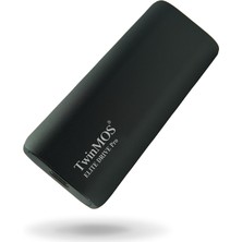 Twinmos PSSD1TBEDP, 1tb, Taşınabilir External Ssd, USB 3.2, Type-C (Dark Gray)