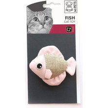 M-Pets Balık Kedi Oyuncağı 8X4X7 cm Karışık Renkli