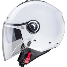 Caberg Motosiklet Kaskı Riviera V4 White Güneş Vizörlü Yarım Açık Kask