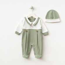 CFRA At Nakışlı Şapkalı Patikli Mavi Renk Erkek Tulum