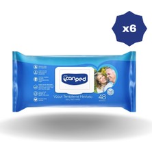 Canped Vücut Temizleme Havlusu 48 Li - (6 Adet)