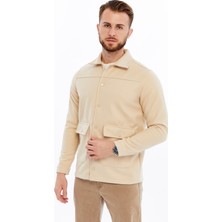 Citra Premium Kaşe Dokulu Cepli Erkek Gömlek