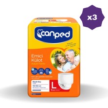 Canped Emici Büyük 8 Li Külot Bezi - (3 Adet)