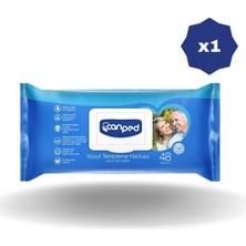 Canped Vücut Temizleme Havlusu 48 Li - (1 Adet)