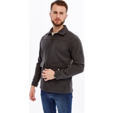 Citra Premium Kaşe Dokulu Cepli Erkek Gömlek