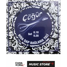 Çöğür 0,18 Kısa Sap Bağlama Takım Tel Seti (7 Tel)