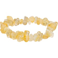Bütüncül Şifa Kırık Sitrin Doğal Taş Bileklik