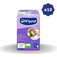 Canped Yatak Örtüsü 60X90 8 Li - (12 Adet)