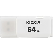 Kıoxıa U202W 64GB USB 2.0 Transmemory Flash Disk (Beyaz)