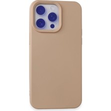 Magicool Iphone 15 Pro Max Kılıf Nano Içi Kadife Silikon - Pudra