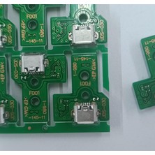 Rosh DEAL4GO JDS-030 12-Pin Mikro USB Şarj Bağlantı Noktası Kartı Soket Pcb Sony Ps4 Kumandası Için Yedek