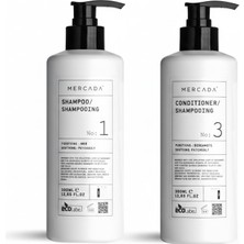 Mercada Beyaz No1 Purifying And Soothing Shampoo 380 ml +  No 3 Conditioner 380 ml