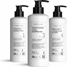 Mercada Beyaz No1 Purifying And Soothing Shampoo 380ML+NO3 Conditioner 380ML+NO4 Hand&body Lotion 380ML